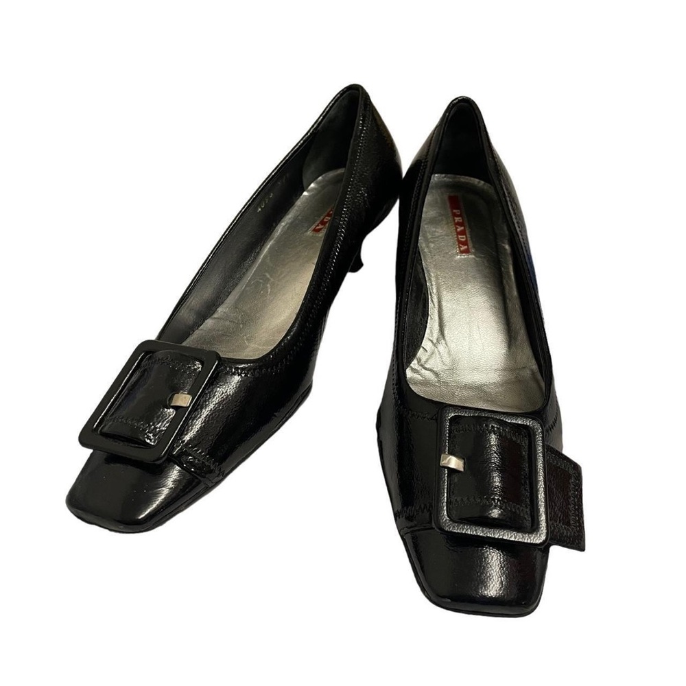 BLACK PRADA HEELS